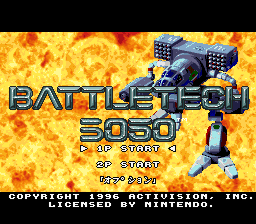 BattleTech 3050 (Japan)